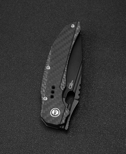 BESTECH EXPLOIT BT2005G Titanium+Carbon Fiber  Handle: 3.15" S35VN Blade