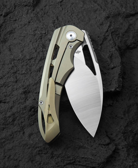 BESTECH FAIRCHILD BT2202D Titanium Handle: 3.97" S35VN Blade