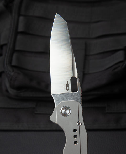 BESTECH NYXIE BT2209A Titanium Handle: 3.43" S35VN Blade