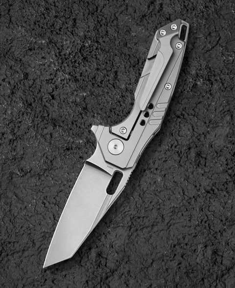 BESTECH NYXIE 3 BT2308C 2.99" S35VN Blade Marble Carbon Fiber Titanium Handle