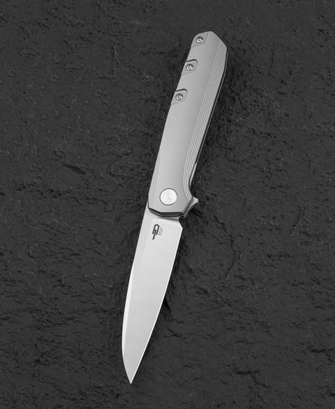 BESTECH 9 BT2408A 3.78" M390 Blade Titanium Handle