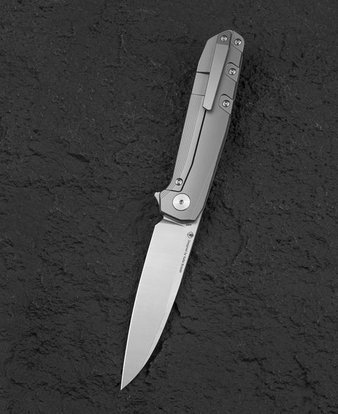 BESTECH 9 BT2408A 3.78" M390 Blade Titanium Handle