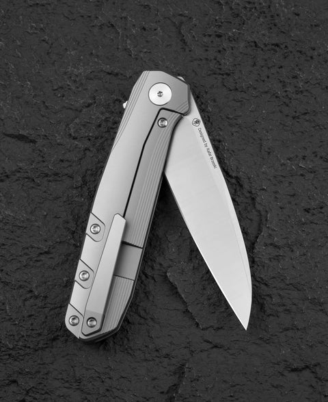 BESTECH 9 BT2408A 3.78" M390 Blade Titanium Handle