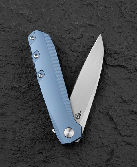 BESTECH 9 BT2408C 3.78" M390 Blade Titanium Handle