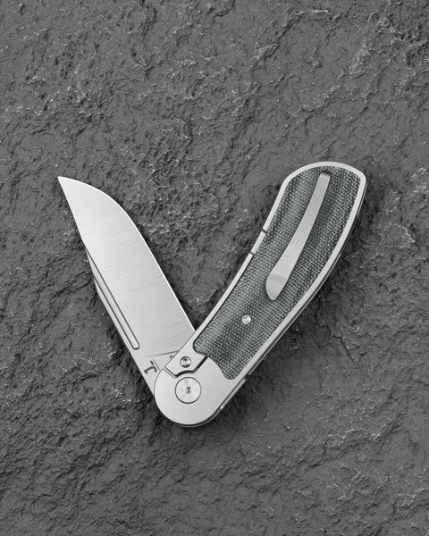 BESTECH Vestige BT2411A 3.47" M-CUT Blade Titanium Handle