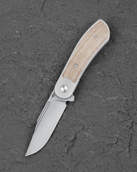 BESTECH Vestige BT2411B 3.47" M-CUT Blade Titanium Handle