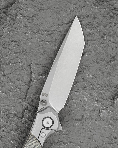 BESTECH Constellation BT2501A 3.055" M-CUT Blade Titanium Handle