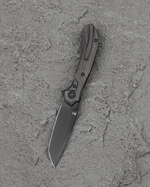 BESTECH Constellation BT2501B 3.055" M-CUT Blade Titanium Handle