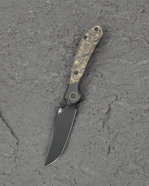 BESTECH Constellation BT2501C 3.055" M-CUT Blade Titanium Handle